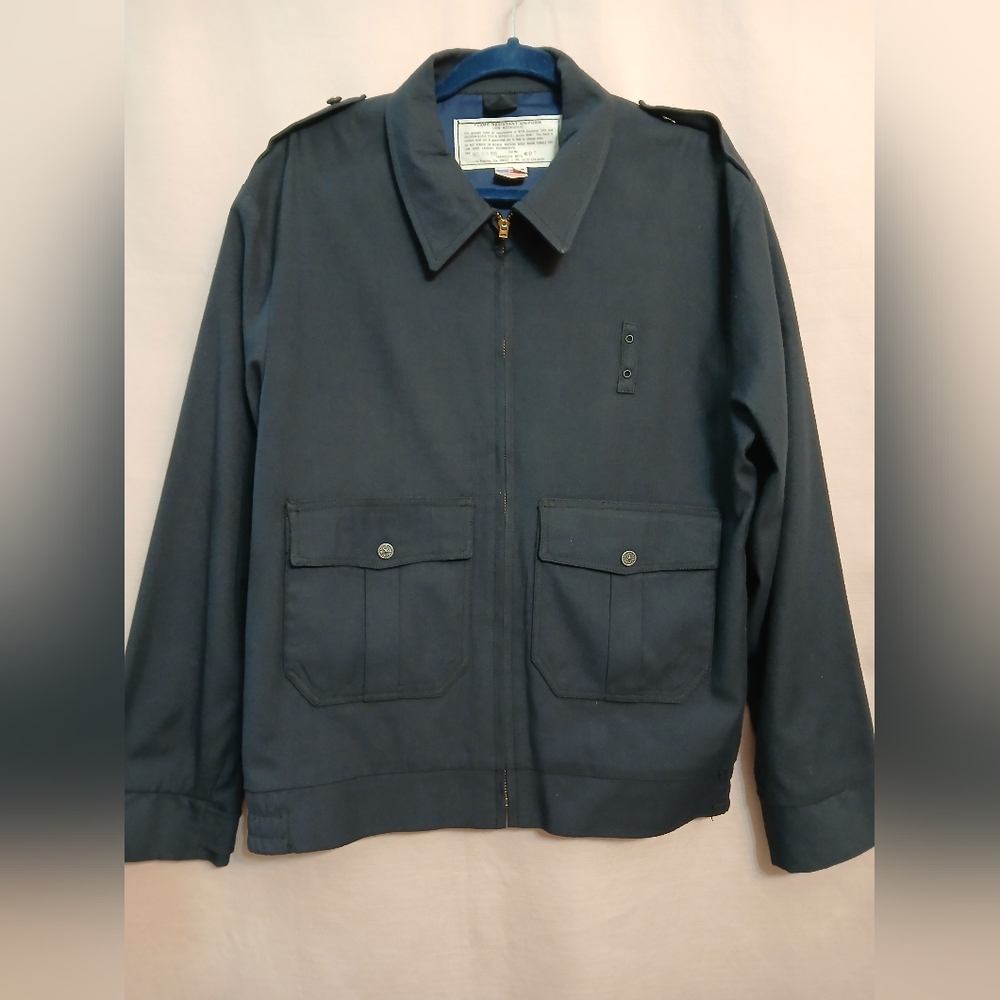 Men's Navy Blue Flame Resistant L.A. Police Uniform Jacket